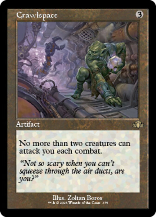 Crawlspace - Retro Frame (Foil)