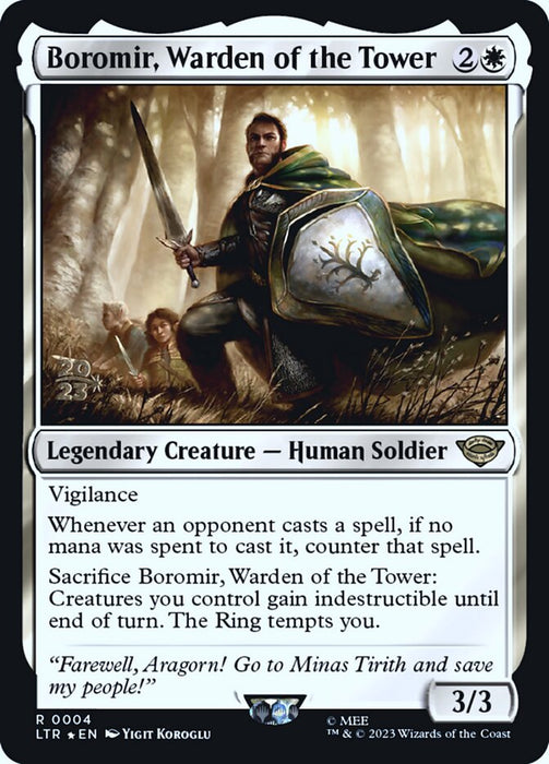 Boromir, Warden of the Tower - Legendary (Foil)