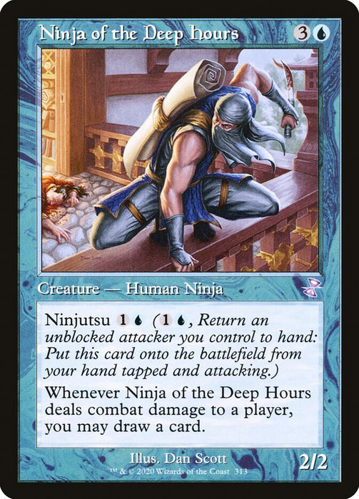 Ninja of the Deep Hours - Retro Frame  (Foil)