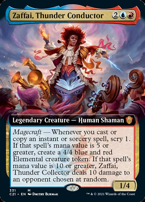 Zaffai, Thunder Conductor  - Legendary - Extended Art