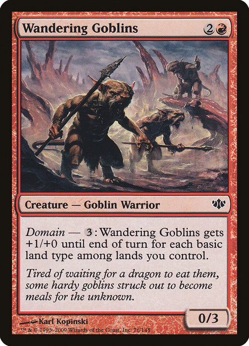 Wandering Goblins  (Foil)