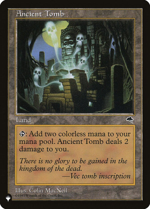 Ancient Tomb - Retro Frame