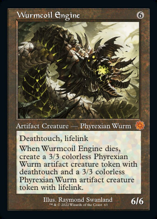 Wurmcoil Engine - Retro Frame (Foil)