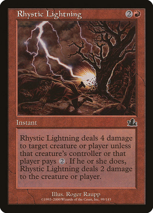 Rhystic Lightning  (Foil)