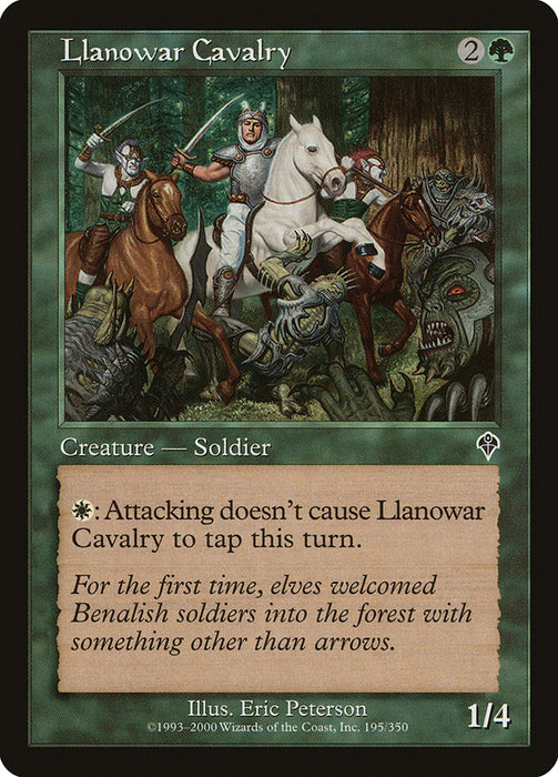 Llanowar Cavalry  (Foil)