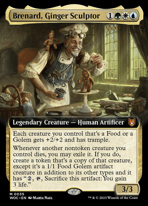 Brenard, Ginger Sculptor - Extended Art- Legendary