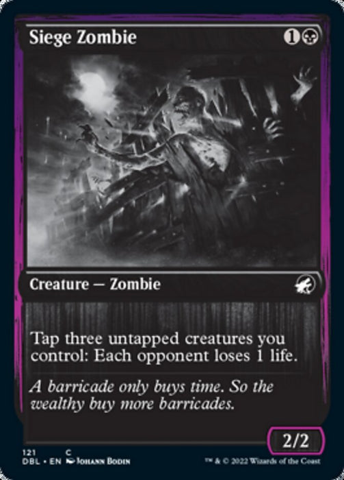 Siege Zombie  - Inverted (Foil)
