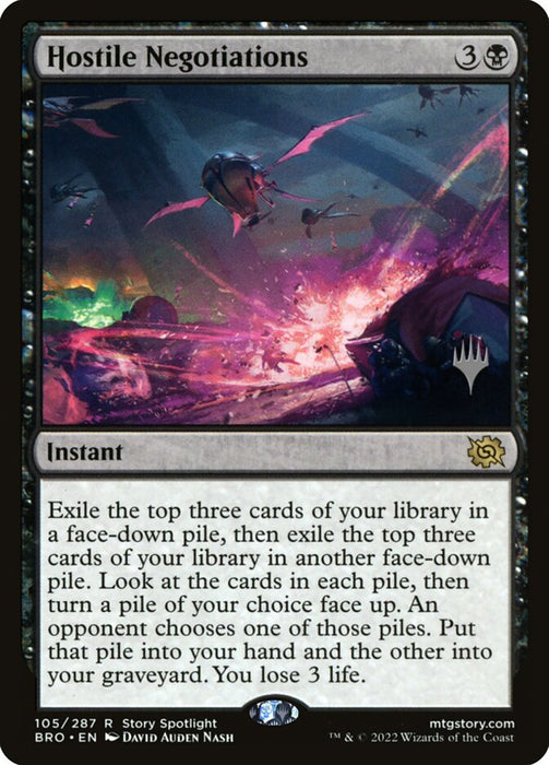 Hostile Negotiations (Foil)
