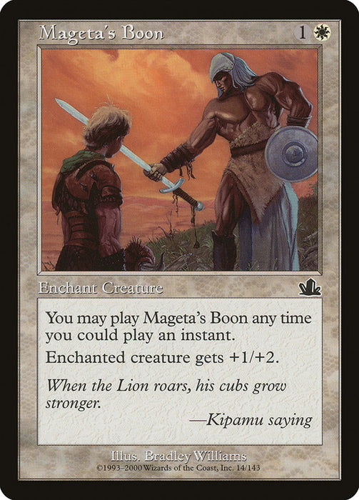 Mageta's Boon  (Foil)