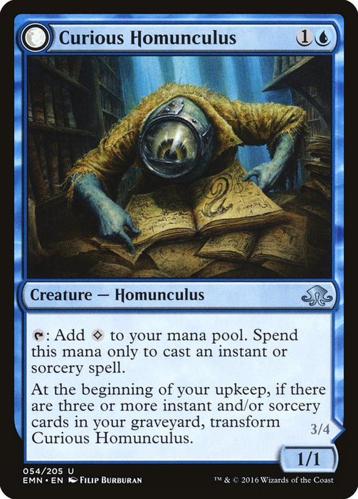 Curious Homunculus // Voracious Reader  - Mooneldrazidfc (Foil)