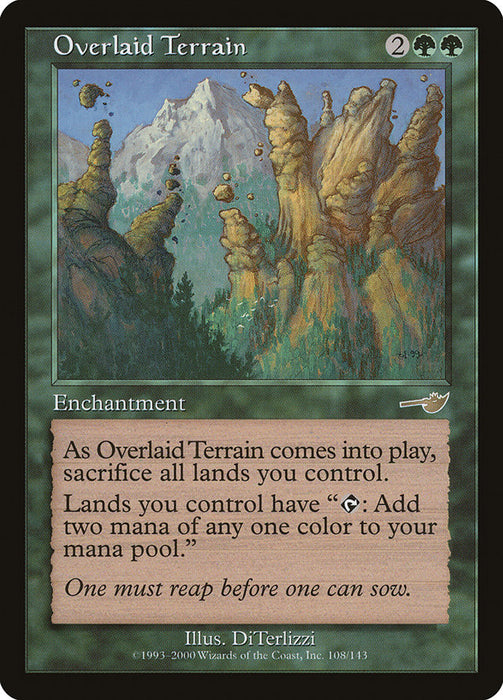 Overlaid Terrain  (Foil)