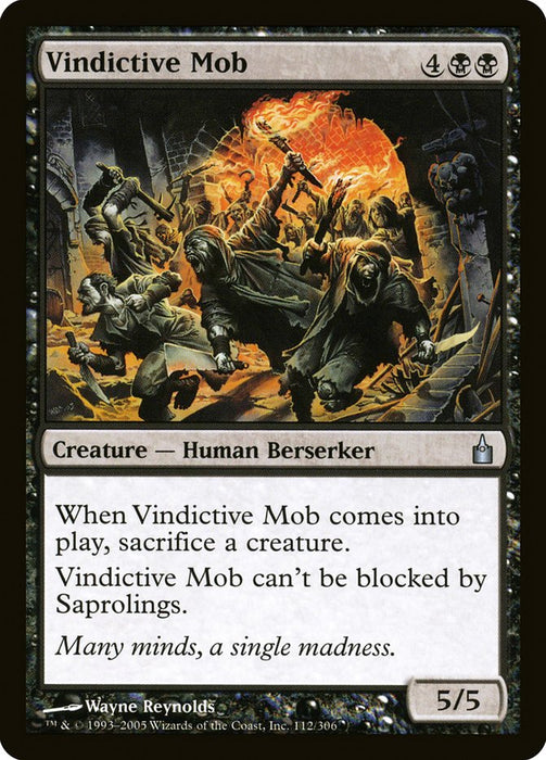 Vindictive Mob  (Foil)