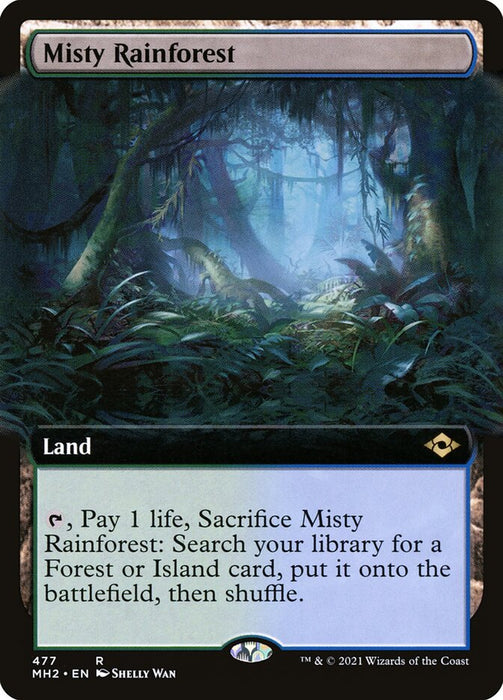 Misty Rainforest  - Extended Art (Foil)
