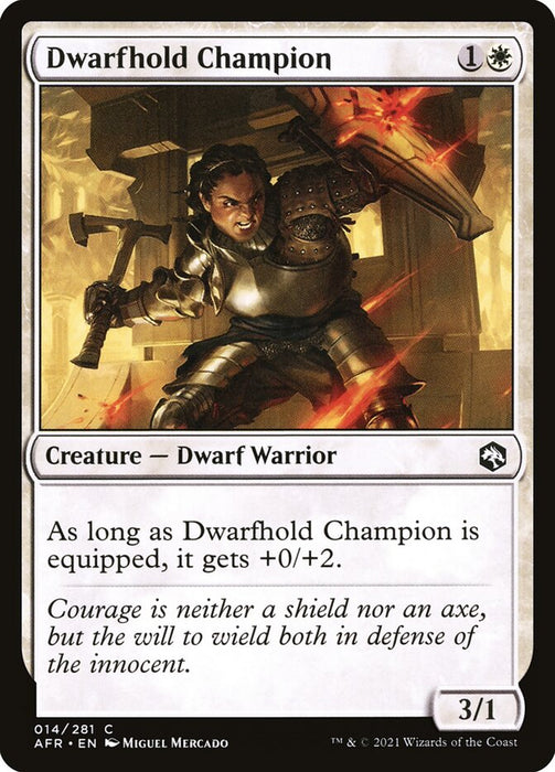 Dwarfhold Champion  (Foil)