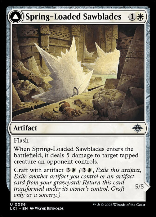 Spring-Loaded Sawblades // Bladewheel Chariot (Foil)