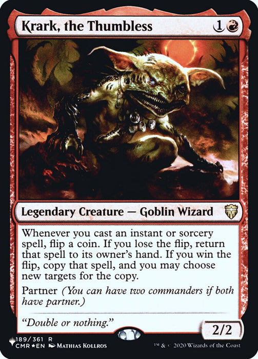 Krark, the Thumbless - Legendary (Foil)