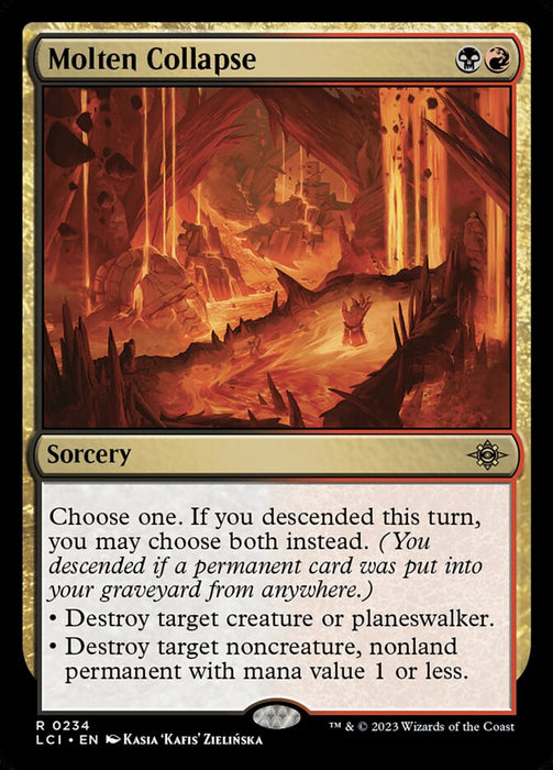 Molten Collapse (Foil)