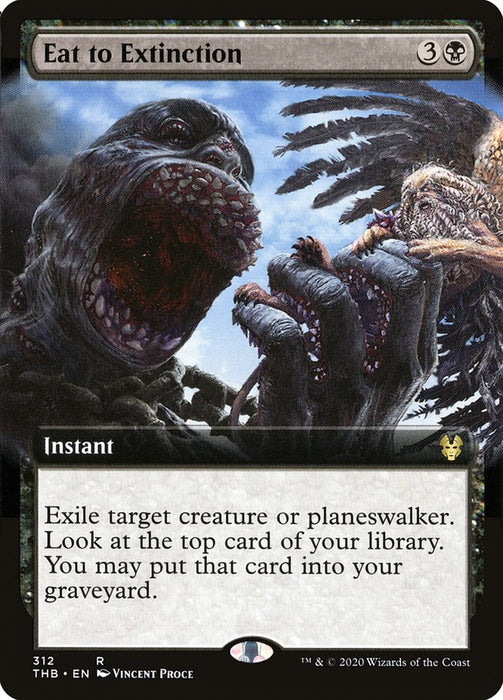 Eat to Extinction  - Extended Art (Foil)