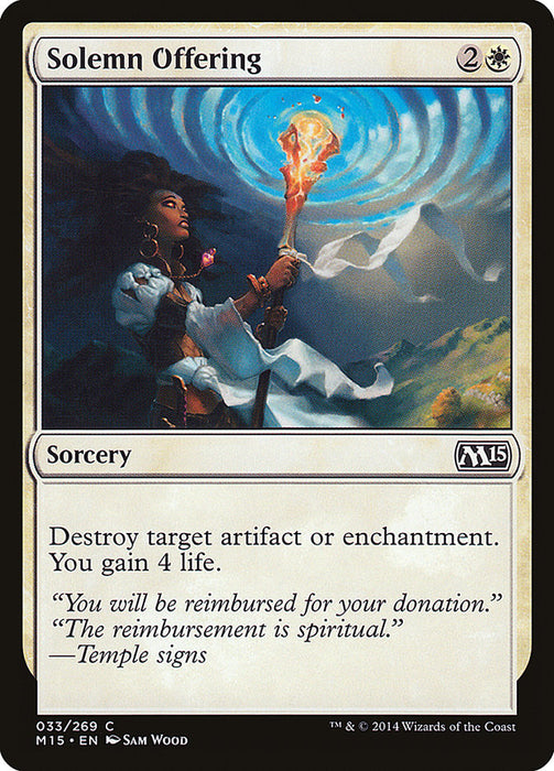 Solemn Offering  (Foil)