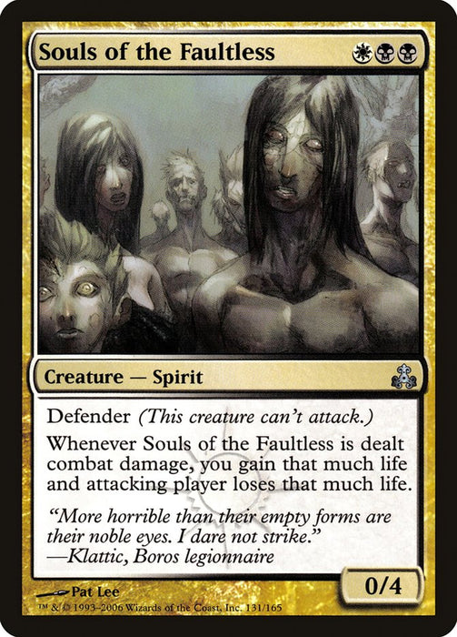 Souls of the Faultless  (Foil)
