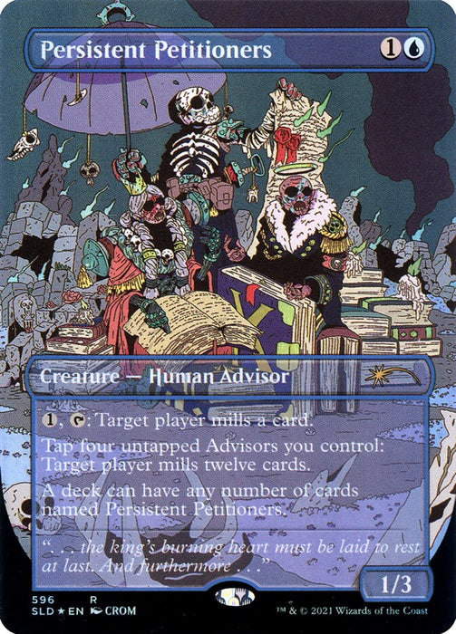 Persistent Petitioners - Borderless - Full Art - Inverted (Foil)