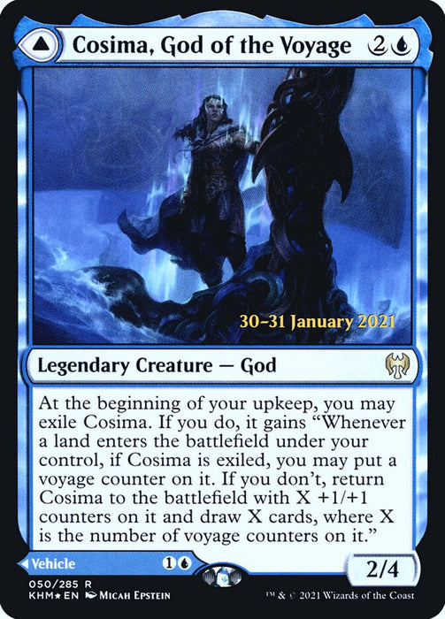 Cosima, God of the Voyage // The Omenkeel  - Legendary (Foil)
