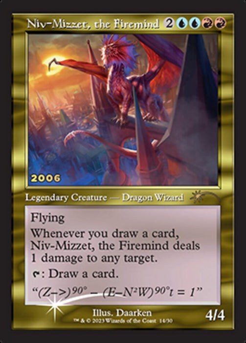Niv-Mizzet, the Firemind - Retro Frame (Foil)