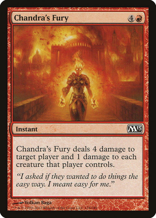 Chandra's Fury  (Foil)
