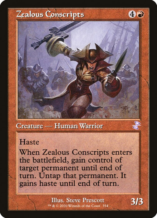 Zealous Conscripts - Retro Frame  (Foil)