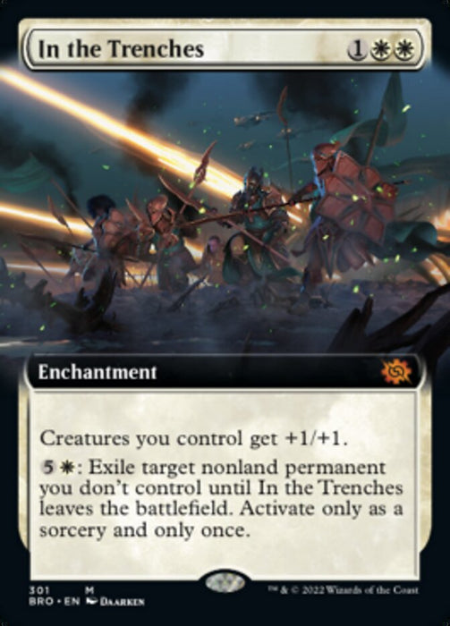 In the Trenches - Extended Art (Foil)