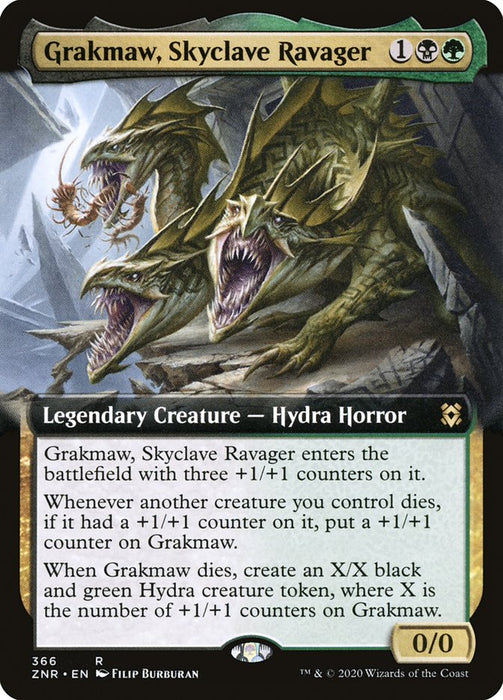 Grakmaw, Skyclave Ravager  - Legendary - Extended Art
