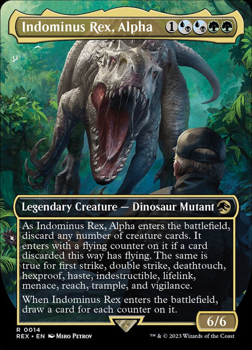 Indominus Rex, Alpha - Borderless - Full Art - Legendary (Foil)
