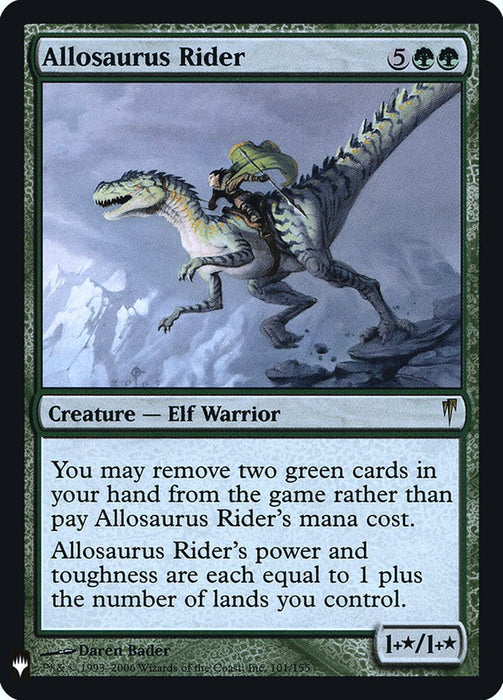 Allosaurus Rider (Foil)