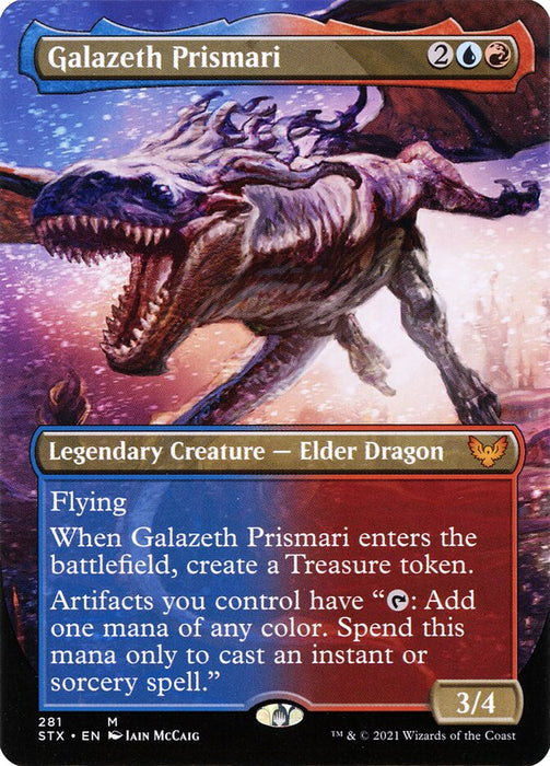 Galazeth Prismari - Borderless  - Legendary - Inverted (Foil)
