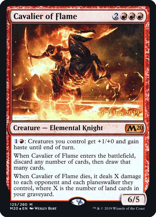 Cavalier of Flame  (Foil)
