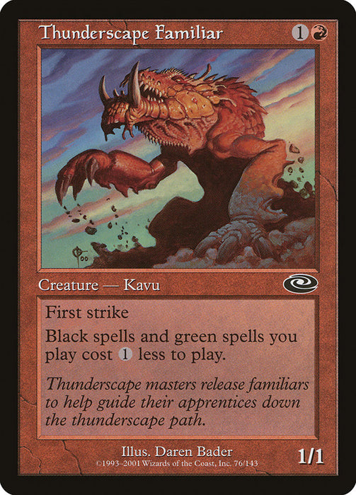 Thunderscape Familiar  (Foil)