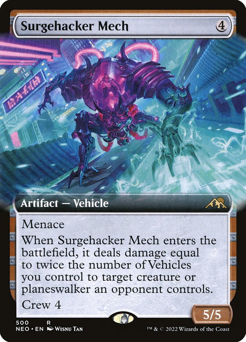 Surgehacker Mech  - Extended Art (Foil)