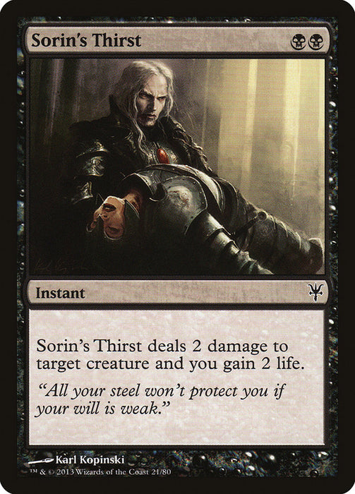 Sorin's Thirst