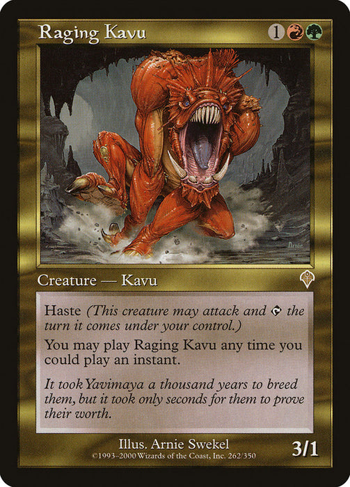 Raging Kavu  (Foil)