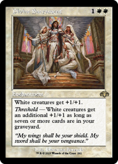 Divine Sacrament - Retro Frame (Foil)