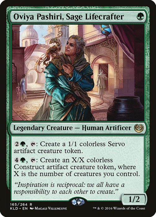 Oviya Pashiri, Sage Lifecrafter  (Foil)