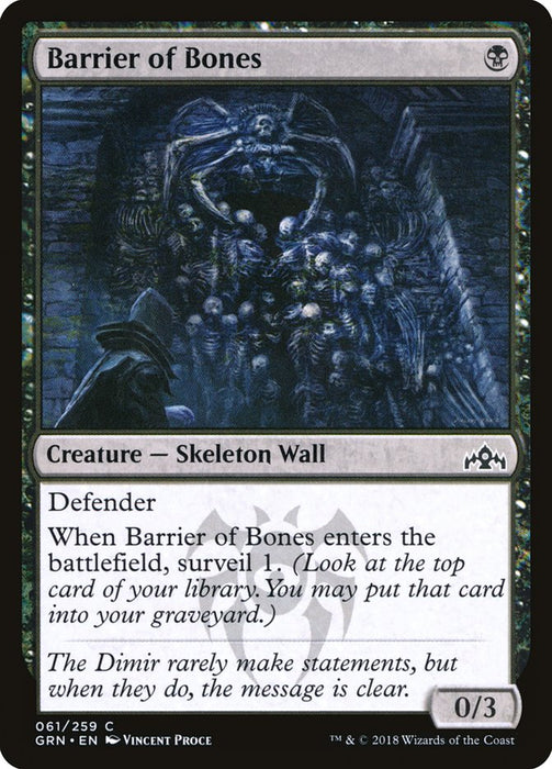Barrier of Bones  (Foil)