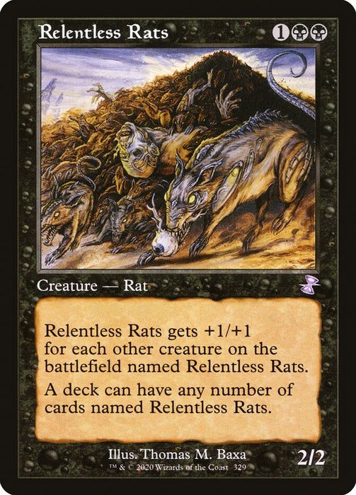 Relentless Rats - Retro Frame