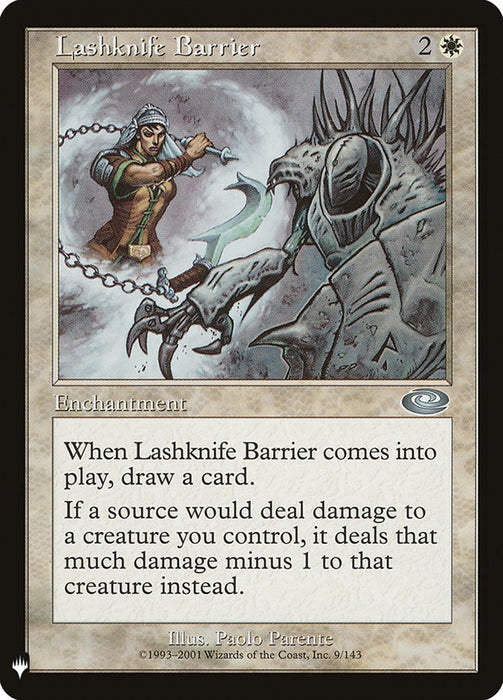 Lashknife Barrier - Retro Frame