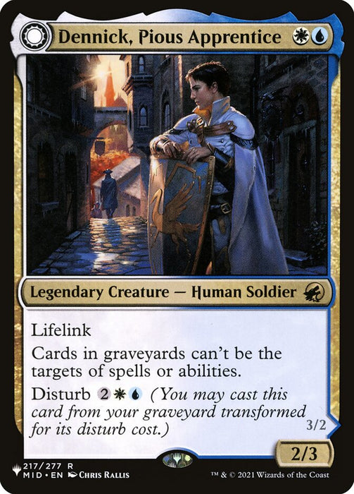 Dennick, Pious Apprentice // Dennick, Pious Apparition - Legendary- Sunmoondfc