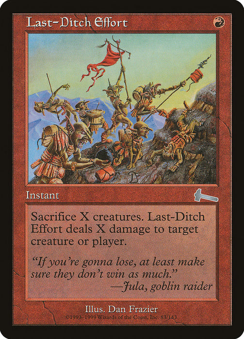 Last-Ditch Effort  (Foil)