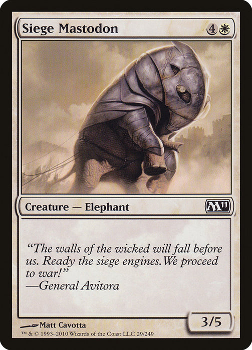 Siege Mastodon  (Foil)
