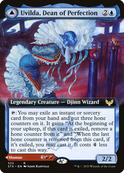 Uvilda, Dean of Perfection // Nassari, Dean of Expression  - Legendary - Extended Art (Foil)