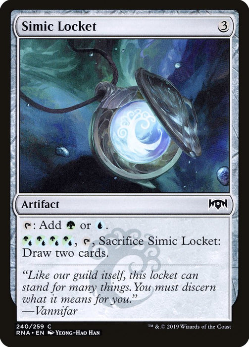 Simic Locket  (Foil)