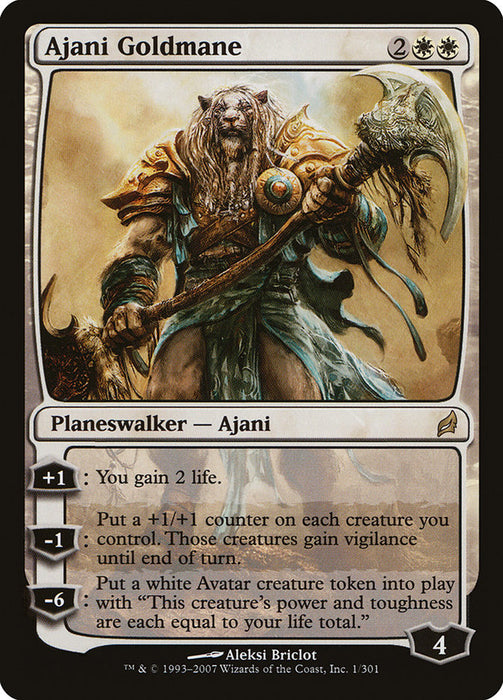 Ajani Goldmane (feuille)
